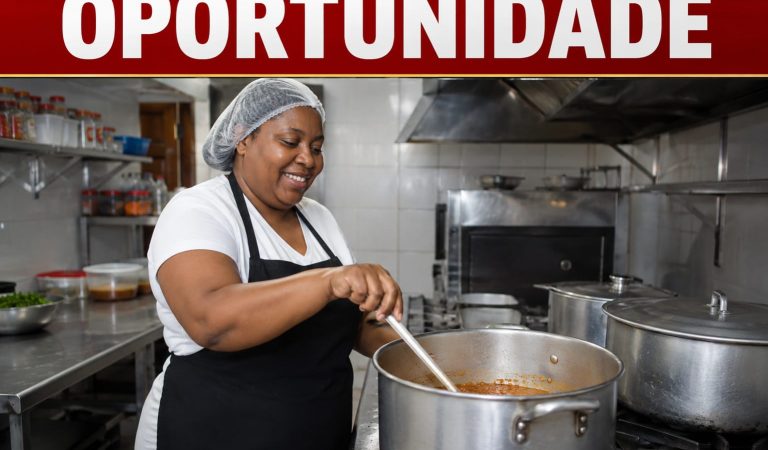 Com ou sem experiência: Oportunidade para Auxiliar de Cozinha em Fortaleza