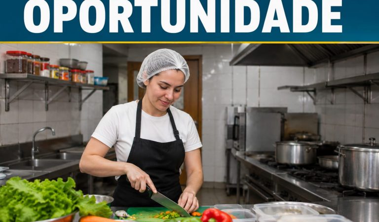 Sem experiência: Nova seleção para Auxiliar de Cozinha; Confira aqui